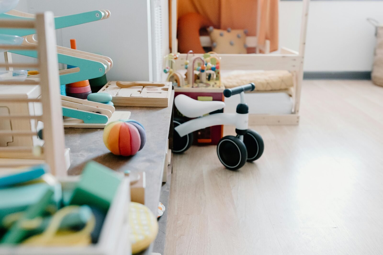 Chambre d’enfant réorganisée lors d’une mission AURA HOME